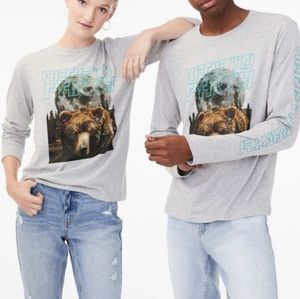 Aero Long Sleeve Bear Spirit Animal Tee XL